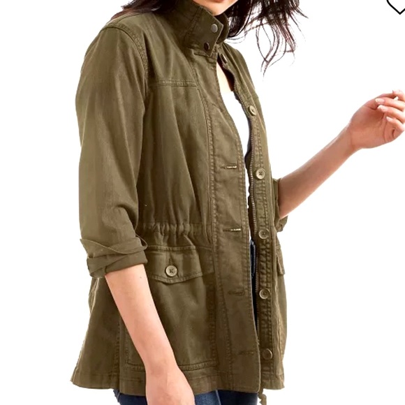 Lucky Brand Cargo Jacket Army Green